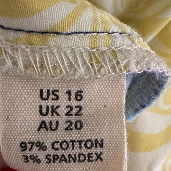 Loudmouth Golf Women's Bermuda Shorts Abstract Neon Sz 16 - Picture 2 of 4